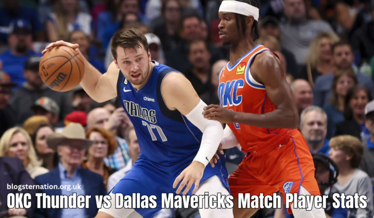OKC Thunder vs Dallas Mavericks Match Player Stats