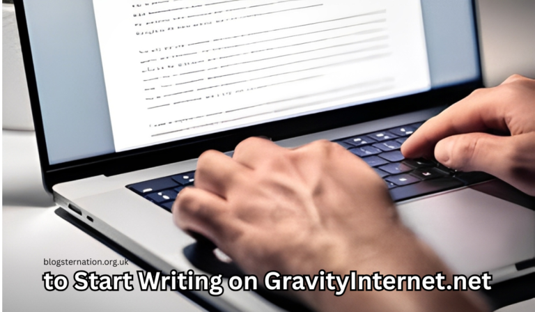 to Start Writing on GravityInternet.net